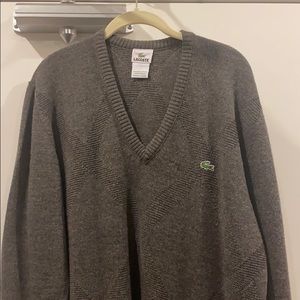 Lacoste V neck sweater